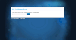 Desktop Screenshot of checkmygiftbalance.com